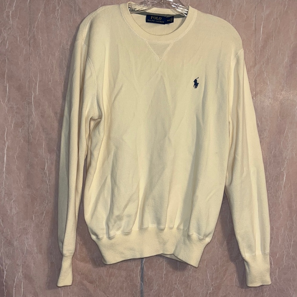 Polo Ralph Lauren worn mens pullover crewneck sweater size M/M